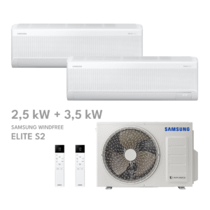 Samsung WindFree Elite S2 Multisplit 2,5 kW + 3,5 kW