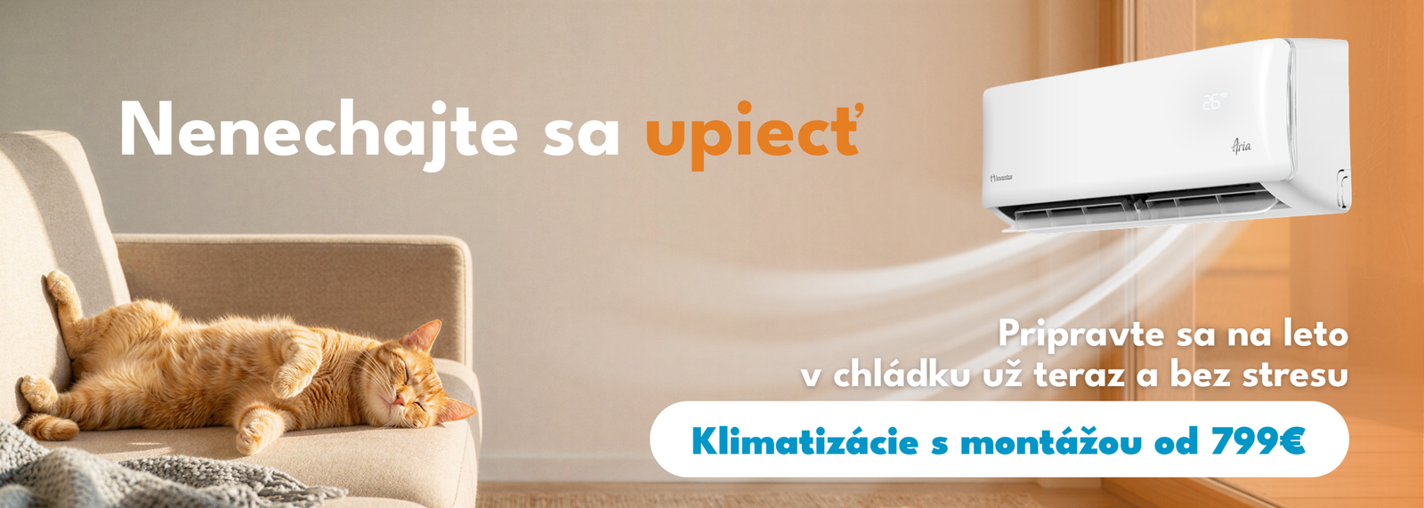 Klimatizácie s montážou od 799€